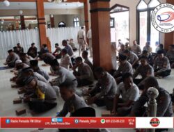 Usai Kirim Bansos, Polres Blitar Gelar Doa Bersama Untuk Korban Gempa Cianjur Jawa Barat