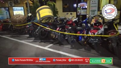 Grebek Arena Sabung Ayam, Puluhan Kendaraan Roda Dua Diamankan Polisi