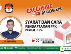 BEGINI SYARAT DAN CARA DAFTAR PPK LEWAT SIAKBA PEMILU 2024