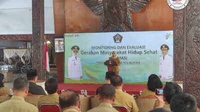 Buka Monitoring dan Evaluasi, Bupati Blitar Ajak Masyarakat Kampanyekan Germas