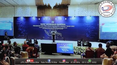 Dukung Pemulihan Ekonomi dan Pengelolaan Keuangan Daerah yang Lebih Akuntabel, Bupati Blitar Ikuti Rapat Koordinasi Nasional Percepatan dan Perluasan Digitalisasi Daerah di Jakarta