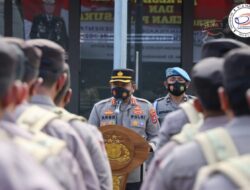 Polres Blitar Kota Kerahkan Ratusan Personel Untuk Pengamanan Pilkades Serentak di Blitar Barat