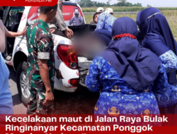 Kecelakaan di Jalan Raya Bulak Ringinayar Ponggok Menelan Korban Jiwa