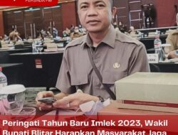 Peringati Tahun Baru Imlek 2023, Wakil Bupati Blitar Harapkan Masyarakat Jaga Kerukunan