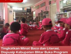 Tingkatkan Minat Baca dan Literasi, Dispusip Kabupaten Blitar Buka Program Wajib Kunjung Bagi Sekolah