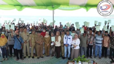 Awal Tahun 2023, 473 Warga Blitar Selatan Terima Sertifikat PTSL