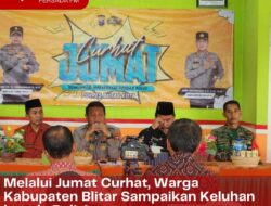 Melalui Jumat Curhat, Warga Kabupaten Blitar Sampaikan Keluhan kepala Polisi