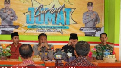 Melalui Jumat Curhat, Warga Kabupaten Blitar Sampaikan Keluhan kepala Polisi