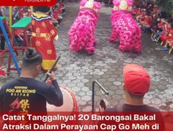 Catat Tanggalnya! 20 Barongsai Bakal Atraksi Dalam Perayaan Cap Go Meh di Blitar