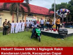 Hebat!! Siswa SMKN 1 Nglegok Rakit Kendaraan Listrik, Kecepatan Capai 100km/jam