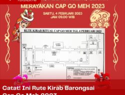 Catat! Ini Rute Kirab Barongsai Cap Go Meh 2023