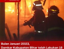 Bulan Januari 2023, Damkar Kabupaten Blitar telah Lakukan 18 Kali Evakuasi