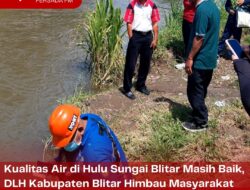 Kualitas Air di Hulu Sungai Blitar Masih Baik, DLH Kabupaten Blitar Himbau Masyarakat Dapat Kolaborasi Kelola Sampah