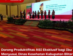 Dorong Produktifitas ASI Eksklusif bagi Ibu Menyusui, Dinas Kesehatan Kabupaten Blitar Dapat Penghargaan dari BKKBN