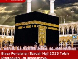 Biaya Perjalanan Ibadah Haji 2023 Telah Ditetapkan, Ini Besarannya..