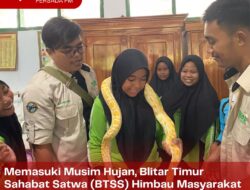 Memasuki Musim Hujan, Blitar Timur Sahabat Satwa (BTSS) Himbau Masyarakat Waspada Terhadap Hewan Liar
