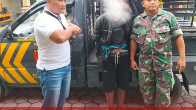 Apes! Kepergok Melakukan Aksinya, Seorang Pencuri Babak Belur Diamuk Warga