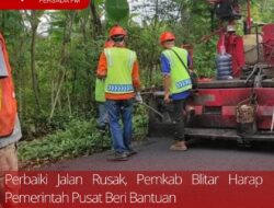 Perbaiki Jalan Rusak, Pemkab Blitar Harap Pemerintah Pusat Beri Bantuan