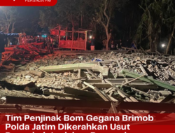 Tim Penjinak Bom Gegana Brimob Polda Jatim Dikerahkan Usut Penyebab Ledakan Ponggok