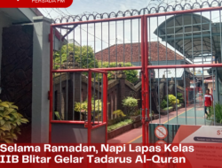 Selama Ramadan, Napi Lapas Kelas IIB Blitar Gelar Tadarus Al-Quran