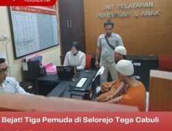 Bejat! Tiga Pemuda di Selorejo Tega Cabuli Anak Dibawah Umur