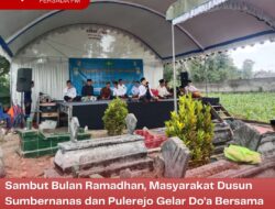 Sambut Bulan Ramadhan, Masyarakat Dusun Sumbernanas dan Pulerejo Gelar Do’a Bersama dan Tahlil di Tempat Pemakaman Umum