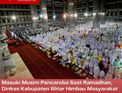 Masuki Musim Pancaroba Saat Ramadhan, Dinkes Kabupaten Blitar Himbau Masyarakat Jaga Imun Tubuh