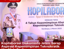 Kopilaborasi Diskominfo Jatim: Serap Aspirasi Kepemimpinan Teknokratik Khofifah-Emil