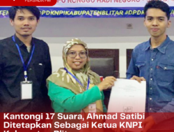 Kantongi 17 Suara, Ahmad Satibi Ditetapkan Sebagai Ketua KNPI Kabupaten Blitar