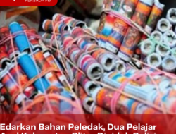 Edarkan Bahan Peledak, Dua Pelajar Asal Kabupaten Blitar Diciduk Polisi