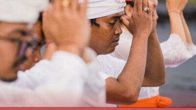 Masih Dalam Rangkaian Perayaan Nyepi, 3000 Umat Hindu Blitar Raya Gelar Dharma Santi di Candi Penataran