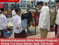 Baznas Kabupaten Blitar Melalui Program Orang Tua Asuh Sehari, Ajak 153 Anak Yatim-Piatu Berbelanja