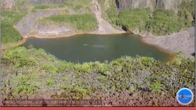 BPBD Kabupaten Blitar Amati Kondisi Gunung Kelud, Kawah Tampak Jelas dan Kondisi Normal