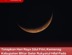 Tetapkan Hari Raya Idul Fitri, Kemenag Kabupaten Blitar Gelar Rukyatul Hilal Pada Kamis 20 April 2023 Di Bukit Banjarsari