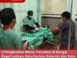 2 Pengendara Motor Tercebur di Sungai Bogel Lodoyo, Satu Korban Selamat dan Satu Dinyatakan Meninggal Ditempat