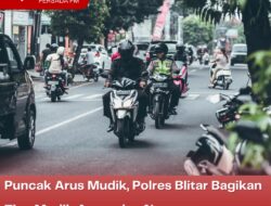 Puncak Arus Mudik, Polres Blitar Bagikan Tips Mudik Aman dan Nyaman