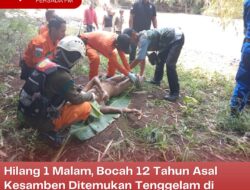 Hilang 1 Malam, Bocah 12 Tahun Asal Kesamben Ditemukan Tenggelam di Sungai