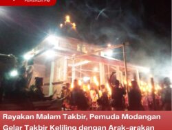 Rayakan Malam Takbir, Pemuda Modangan Gelar Takbir Keliling dengan Arak-arakan Obor dan Kentongan