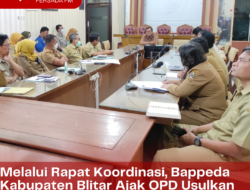 Melalui Rapat Koordinasi, Bappeda Kabupaten Blitar Ajak OPD Usulkan Kegiatan Tahunan