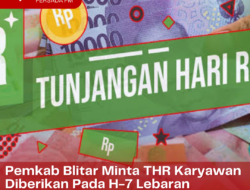 Pemkab Blitar Minta THR Karyawan Diberikan Pada H-7 Lebaran
