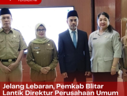 Jelang Lebaran, Pemkab Blitar Lantik Direktur Perusahaan Umum Daerah Penataran Aneka Usaha