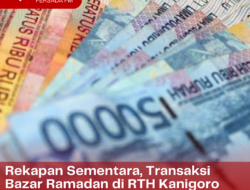 Rekapan Sementara, Transaksi Bazar Ramadhan di RTH Kanigoro Tembus Rp 413 Juta