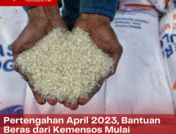 Pertengahan April 2023, Bantuan Beras dari Kemensos Mulai Disalurkan kepada Warga Kabupaten Blitar