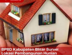 BPBD Kabupaten Blitar Survei Lokasi Pembangunan Hunian Sementara Korban Tanah Gerak di Wates