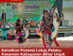 Kenalkan Potensi Lokal, Pelaku Kesenian Kabupaten Blitar Unjuk Gigi di Acara Bazar Ramadan RTH Kanigoro