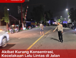 Akibat Kurang Konsentrasi, Kecelakaan Lalu Lintas di Jalan Sudanco Supriadi Kota Blitar, Libatkan Tiga Kendaraan