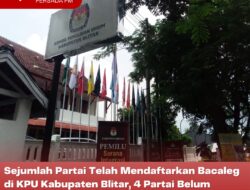 Sejumlah Partai Telah Mendaftarkan Bacaleg di KPU Kabupaten Blitar, 4 Partai Belum Mengkonfirmasi Jadwal Pendaftaran