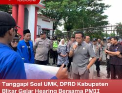 Tanggapi Soal UMK, DPRD Kabupaten Blitar Gelar Hearing Bersama PMII Cabang Blitar