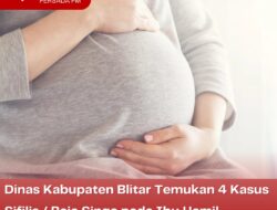 Dinas Kabupaten Blitar Temukan 4 Kasus Sifilis / Raja Singa pada Ibu Hamil