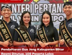Pendaftaran Gus Jeng Kabupaten Blitar Resmi Ditutup, 108 Peserta Lolos Administrasi Berkas
